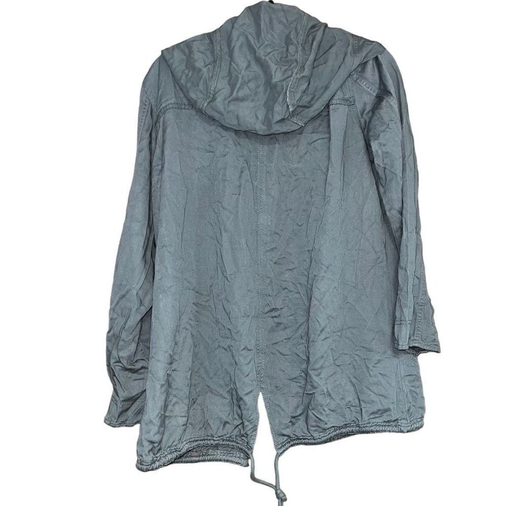 SERRA Grey/Blue Long Sleeve Zip Up Hoodie Size Large - Picture 2 of 5